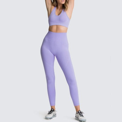 Seamless Hip-Lifting Yoga Set for Women