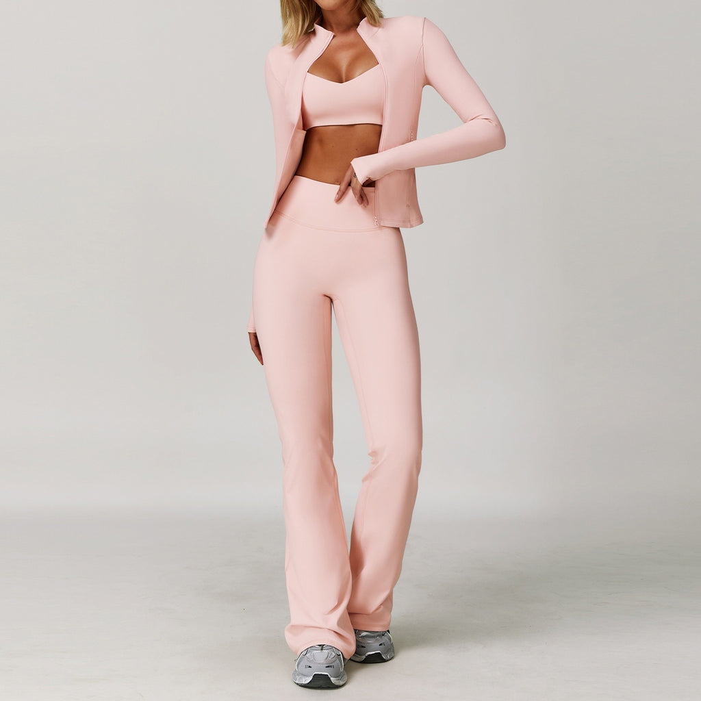 Women's 3-Piece Quick-Dry Yoga & Fitness Set