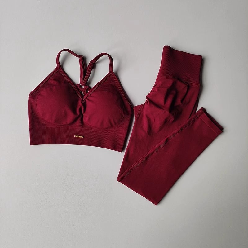 High Waist Sweat-Absorbent Yoga Set